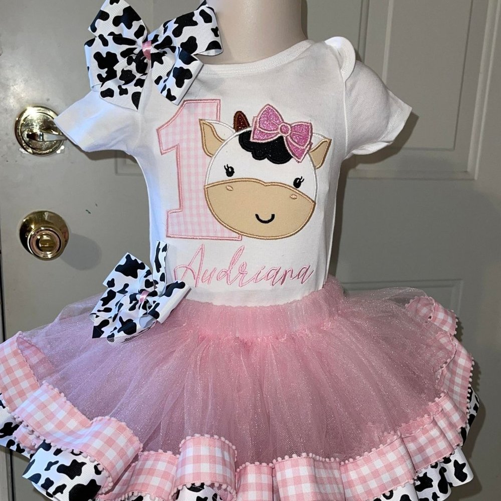 Cow tutu set